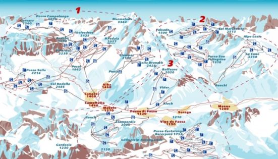 СКИ пакети във ВАЛ ДИ ФАСА - Италия