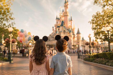 Деца в тематичен парк – семейно пътуване до Disneyland Paris