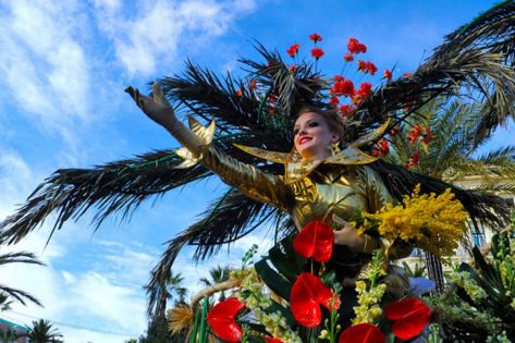 Карнавалът в Ница и Мантон - със самолет, обслужване на български език